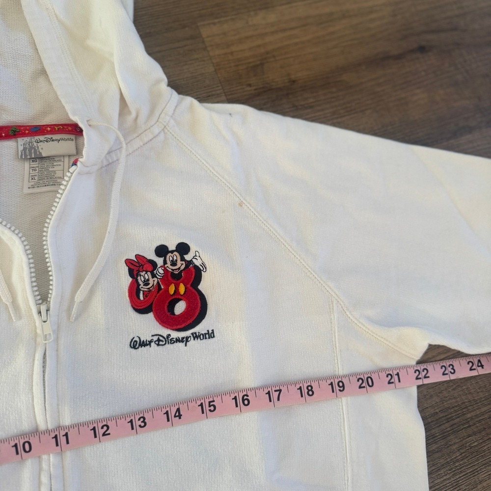 Set of 2 Walt Disney World Disneyland 2008 2016 Zip Hoodie Women's S/M - Picture 8 of 10